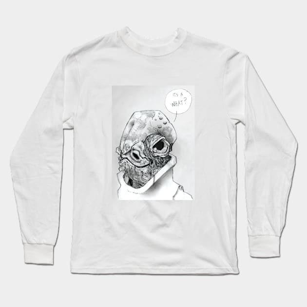 Fish dude from that space movie Long Sleeve T-Shirt by tomasoverbai